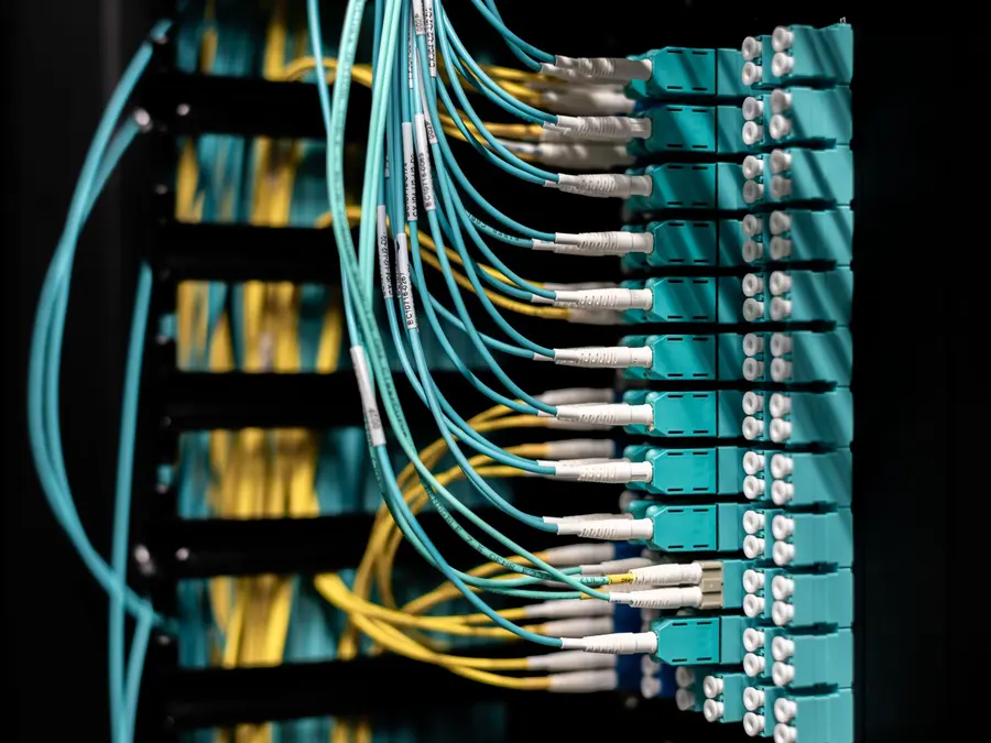 Cableado ordenado en un patch panel