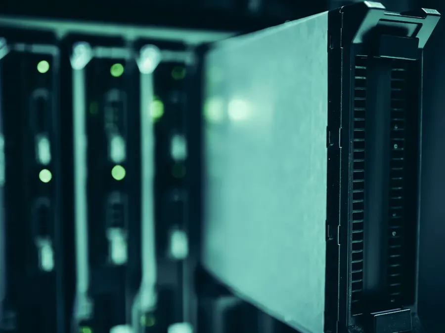 Equipos de rack encendidos