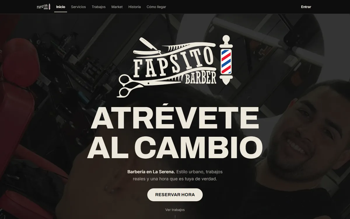 Plataforma web con agenda desarrollada por APEX